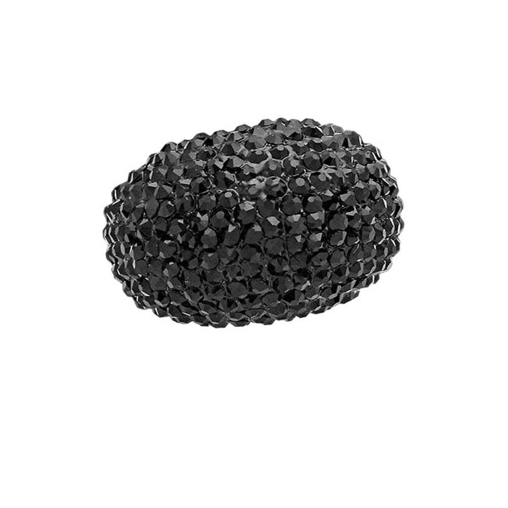 Crystal Pave Dome Stretch Ring - Madeline Love - Flyclothing LLC