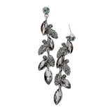 Crystal Marquise Cluster Drop Evening Earrings - Madeline Love - Flyclothing LLC