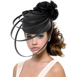 Fabric Pointed Elastic String Dressy Hat - Madeline Love - Flyclothing LLC