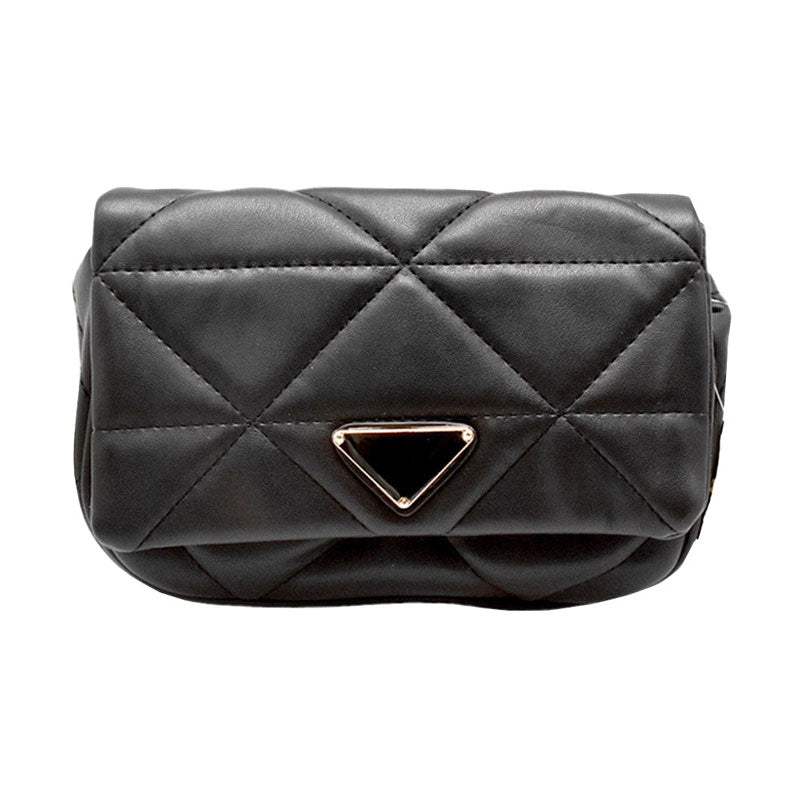 Faux Leather Rectangle Clutch Crossbody Bag - Madeline Love - Flyclothing LLC