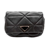 Faux Leather Rectangle Clutch Crossbody Bag - Madeline Love - Flyclothing LLC