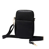 Faux Leather Rectangle Crossbody Bag - Madeline Love - Flyclothing LLC