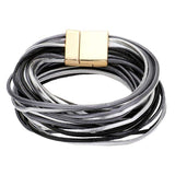 Faux Leather Wrap Bracelet - Madeline Love - Flyclothing LLC