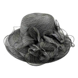Flower Organza Dressy Hat - Madeline Love - Flyclothing LLC