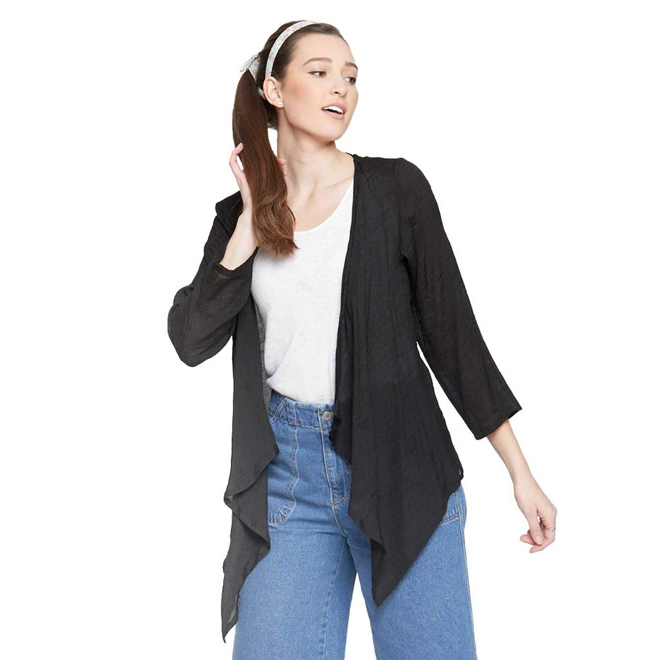 Front Tie Short Cardigan - Madeline Love - Flyclothing LLC