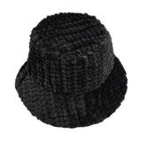 Fuzzy Faux Fur Bucket Hat - Madeline Love - Flyclothing LLC