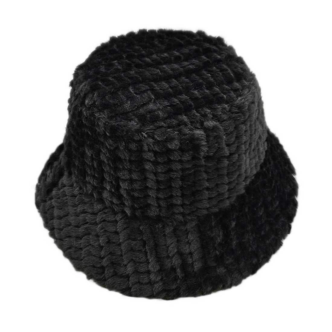 Fuzzy Faux Fur Bucket Hat - Madeline Love - Flyclothing LLC