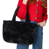 Fuzzy Fur Tote Bag - Madeline Love - Flyclothing LLC