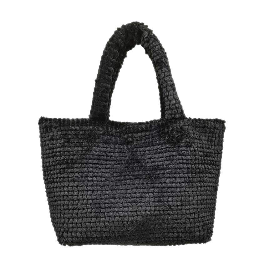 Fuzzy Fur Tote Bag - Madeline Love - Flyclothing LLC