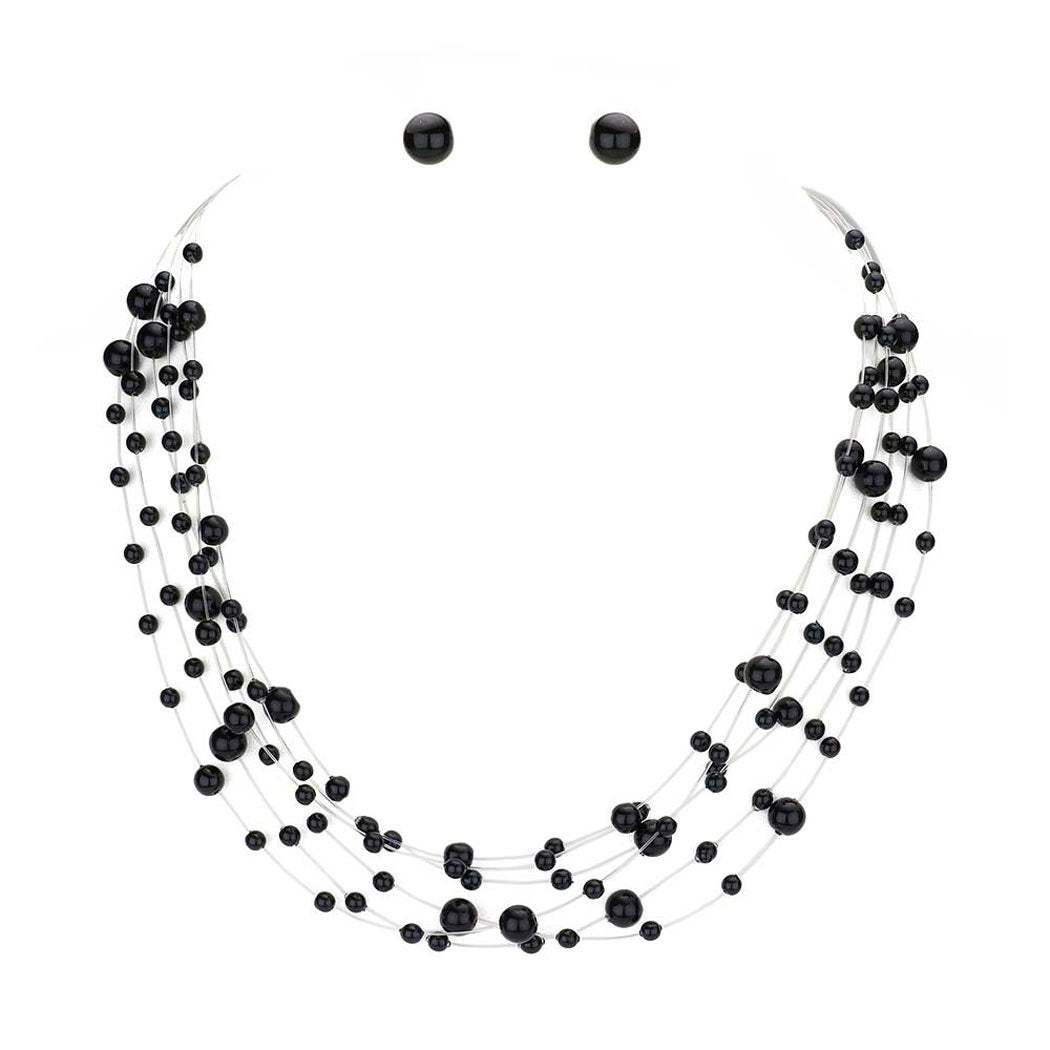 Galactic Pearl Collar Necklace - Madeline Love - Flyclothing LLC
