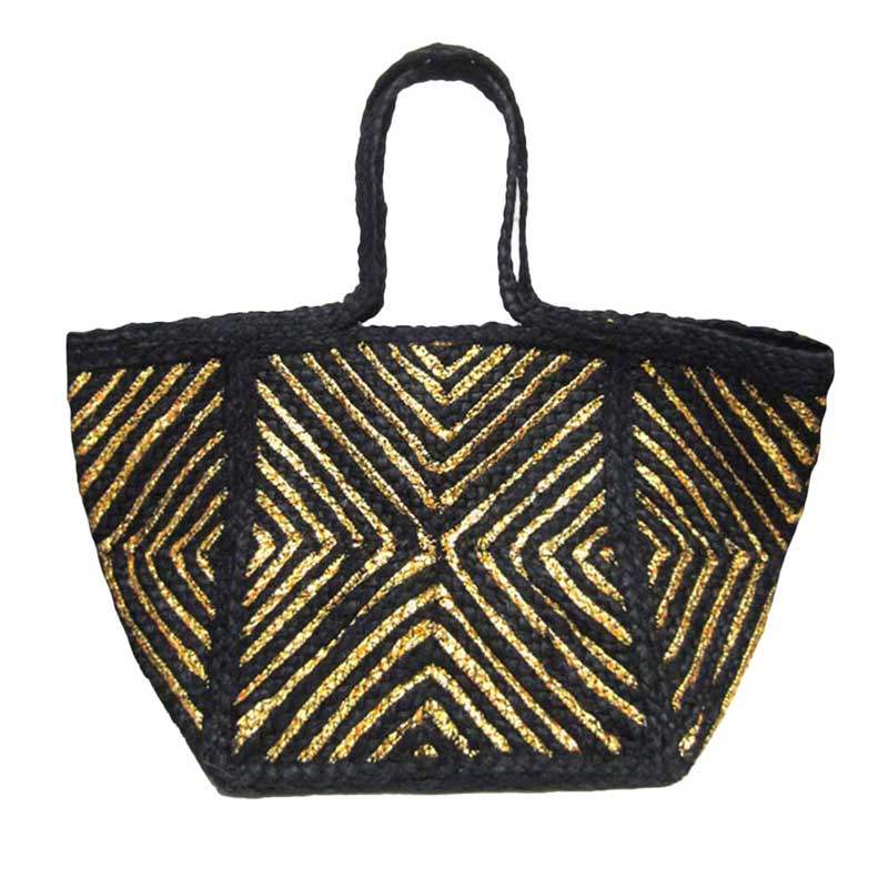 Geometric Patterned Shoulder Bag - Madeline Love - Flyclothing LLC
