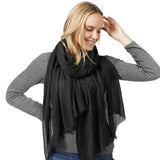 Glittered Crinkle Scarf - Madeline Love - Flyclothing LLC