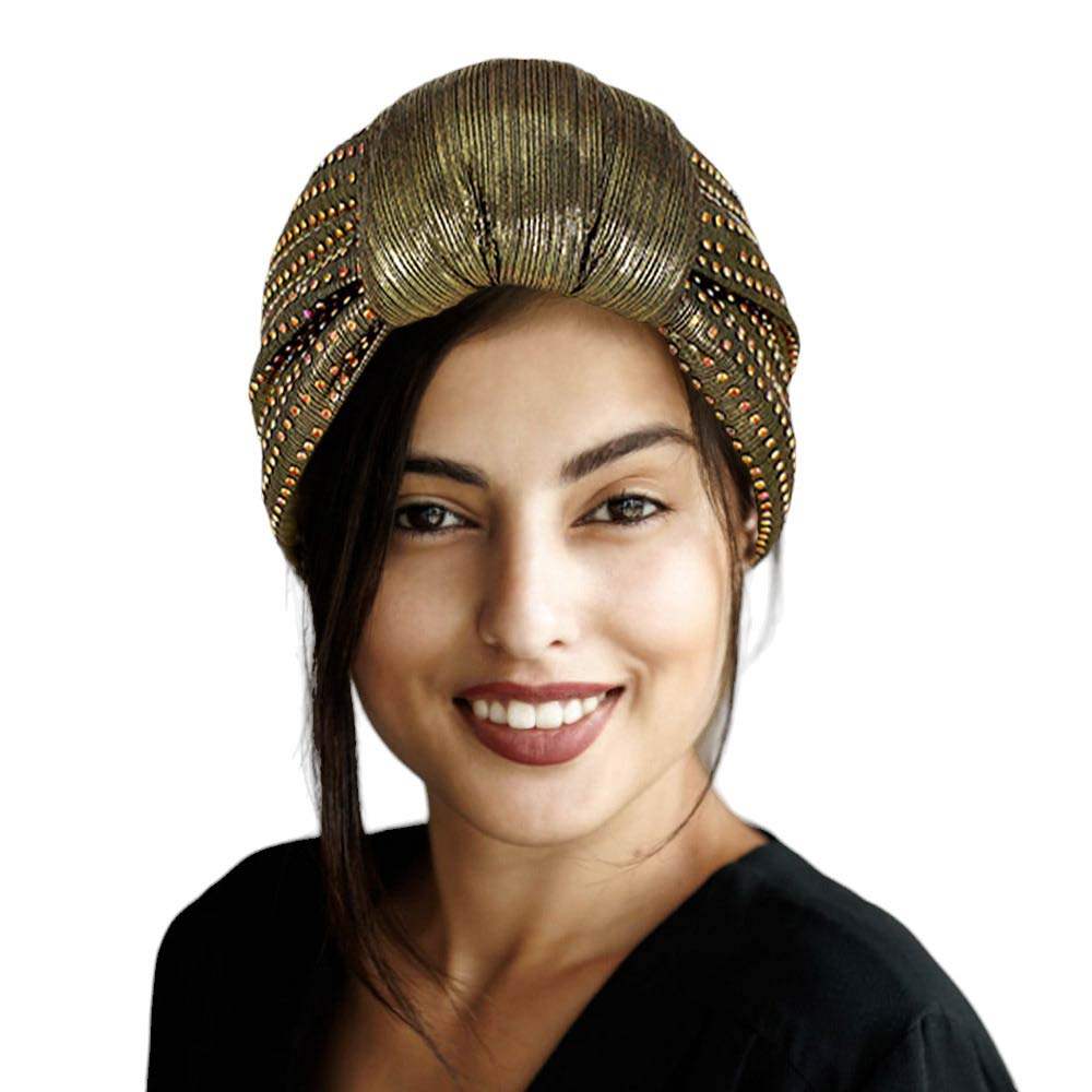 Bling Turban Hat - Madeline Love - Flyclothing LLC