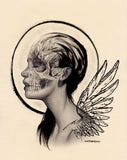 Black Market Art Company Black Halo Rising Print