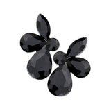 Teardrop Marquise Stone Cluster Evening Earrings - Madeline Love - Flyclothing LLC