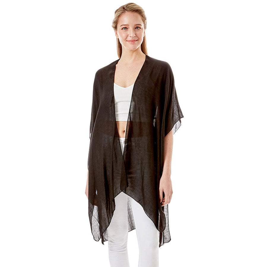 Maid of Honor Solid Lettering Cover Up Poncho - Madeline Love - Flyclothing LLC