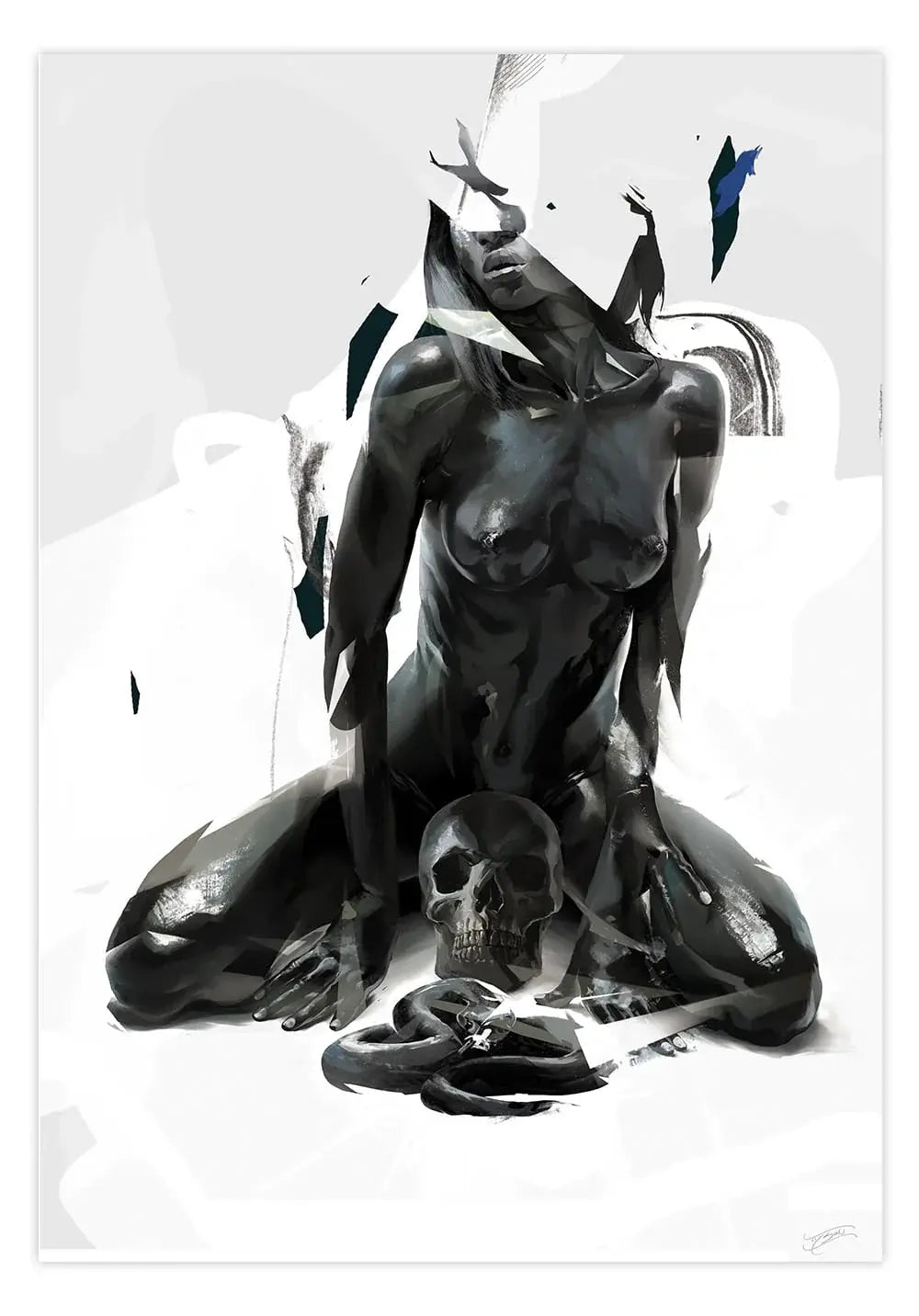 Black Market Art Company Black Mamba Print - Black Market Art Company - Flyclothing LLC
