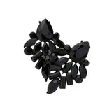 Marquise Baguette Stone Cluster Evening Earrings - Madeline Love - Flyclothing LLC