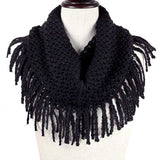 Mini Tube Fringe Scarf - Madeline Love - Flyclothing LLC