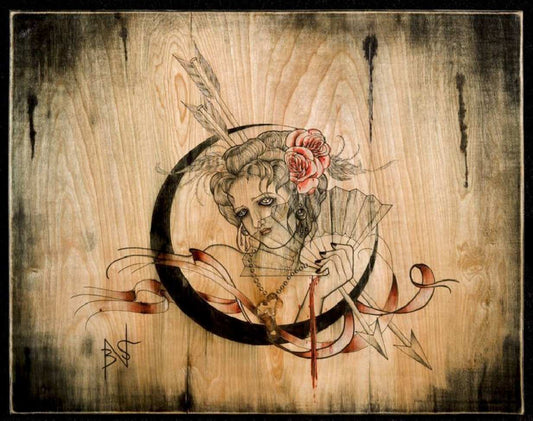 Black Market Art Company Black Moon Print - Black Market Art Company - Flyclothing LLC