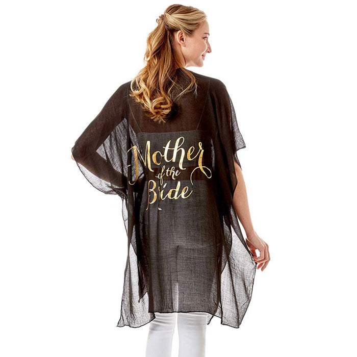 Mother of Bride Cover Up Kimono Poncho - Madeline Love - Flyclothing LLC
