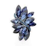 Marquise Crystal Cluster Stretch Ring - Madeline Love - Flyclothing LLC