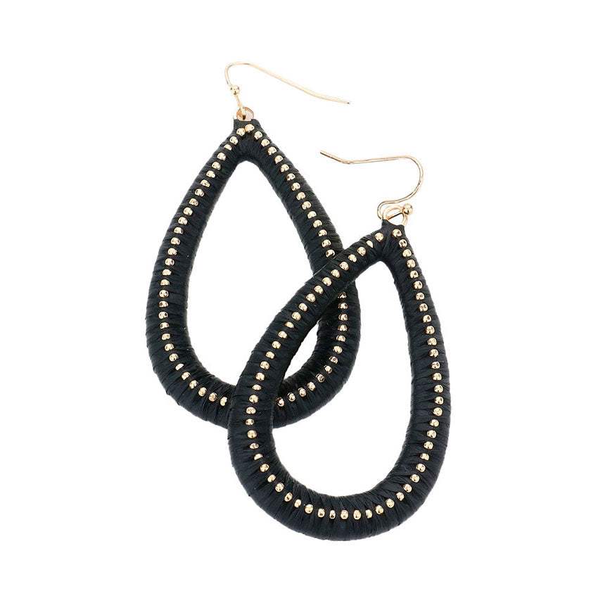 Open Teardrop Dangle Earrings - Madeline Love - Flyclothing LLC