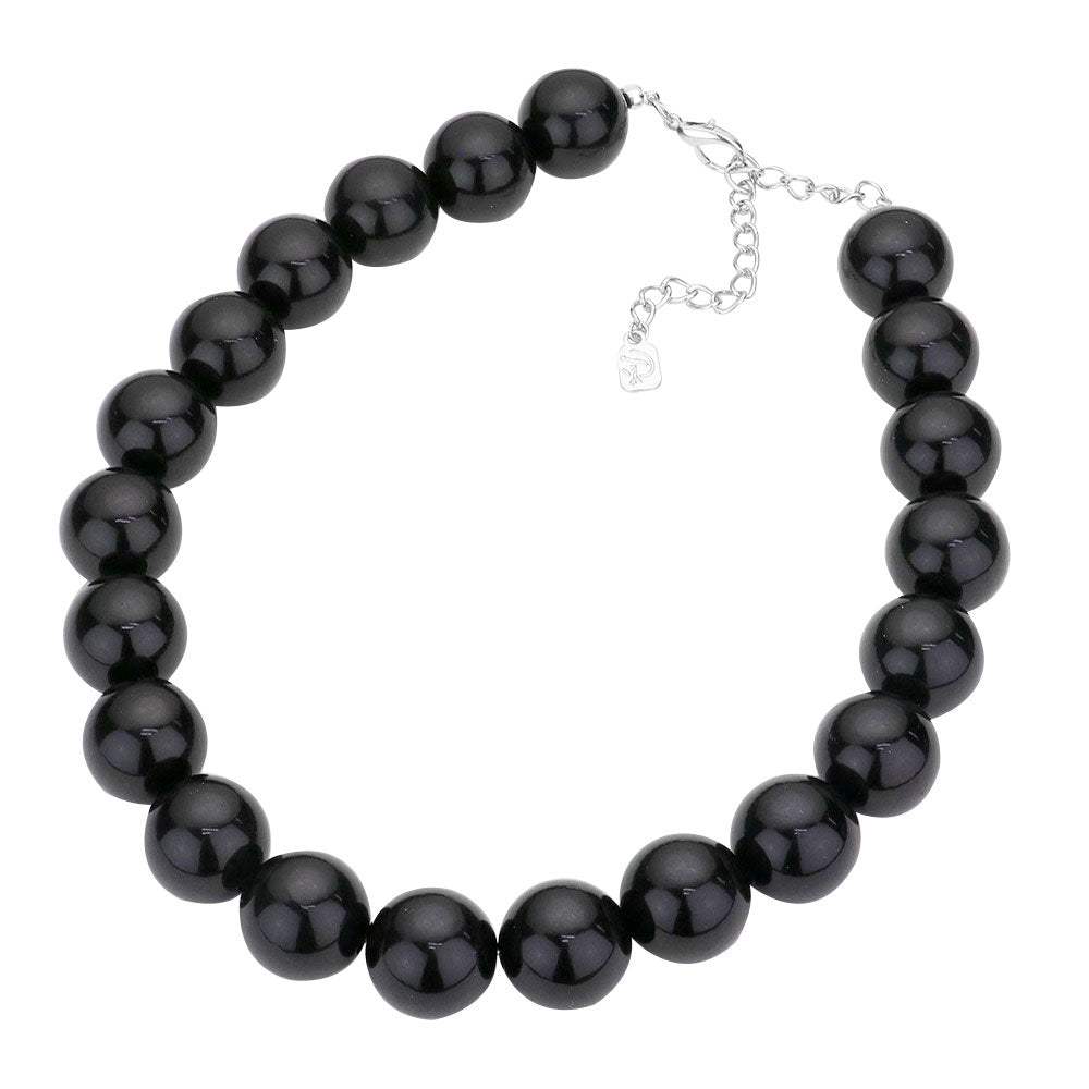 Oversized Pearl Necklace - Madeline Love - Flyclothing LLC