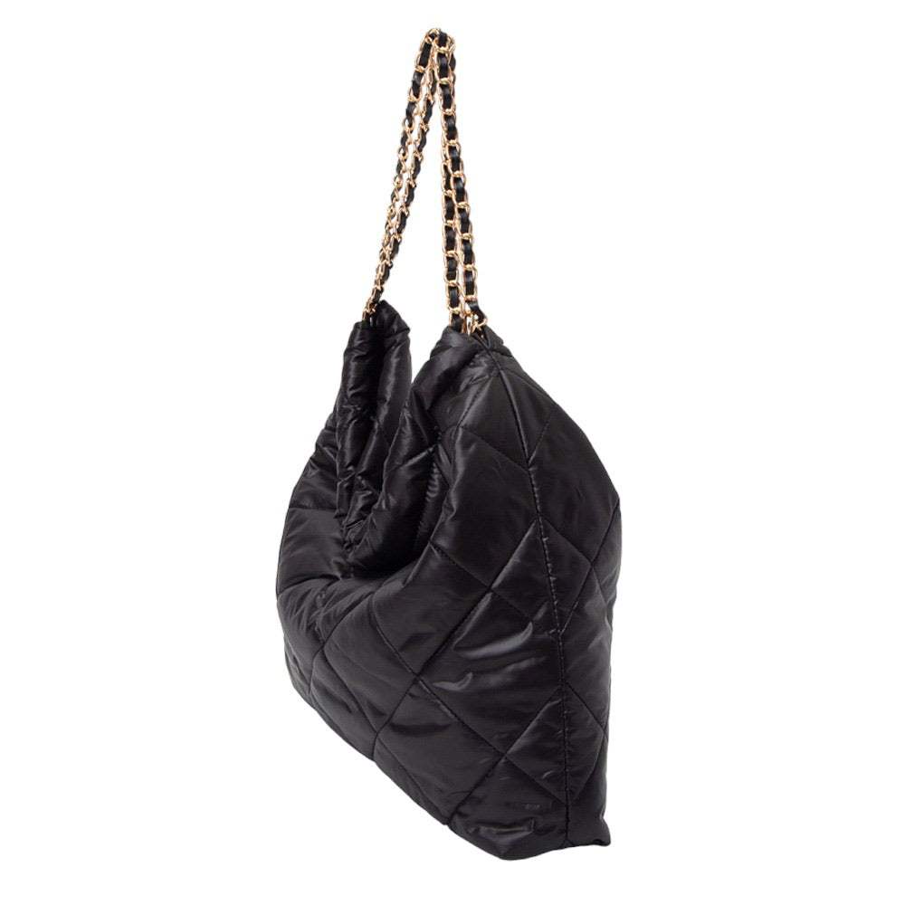 Padded Adjustable Metal Strap Shoulder Bag - Madeline Love - Flyclothing LLC