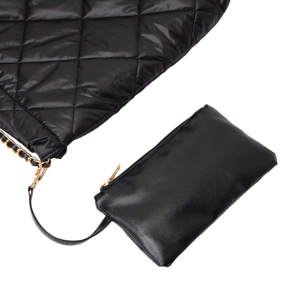 Padded Adjustable Metal Strap Shoulder Bag - Madeline Love - Flyclothing LLC