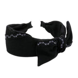 Pattern Detailed Bow Headband - Madeline Love - Flyclothing LLC