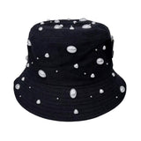 Pearl Embellished Bucket Hat - Madeline Love - Flyclothing LLC