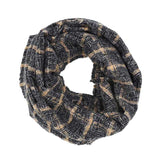 Plaid Check Infinity Scarf - Madeline Love - Flyclothing LLC