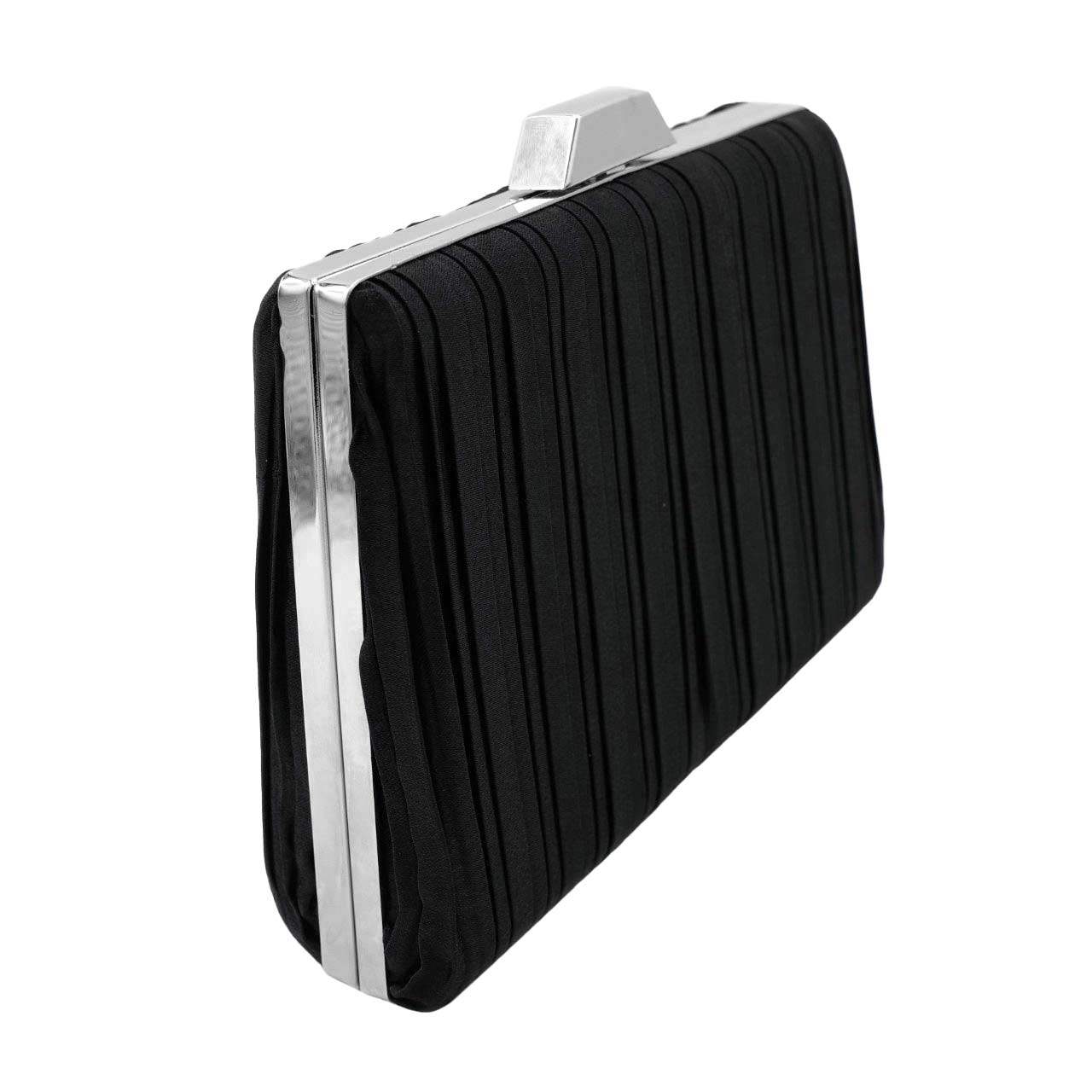 Pleated Evening Clutch Crossbody Bag - Madeline Love - Flyclothing LLC