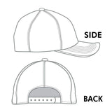 Put It On Santas Tap Message Embroidered Five Panel Canvas Snapback Baseball Cap - Madeline Love - Flyclothing LLC