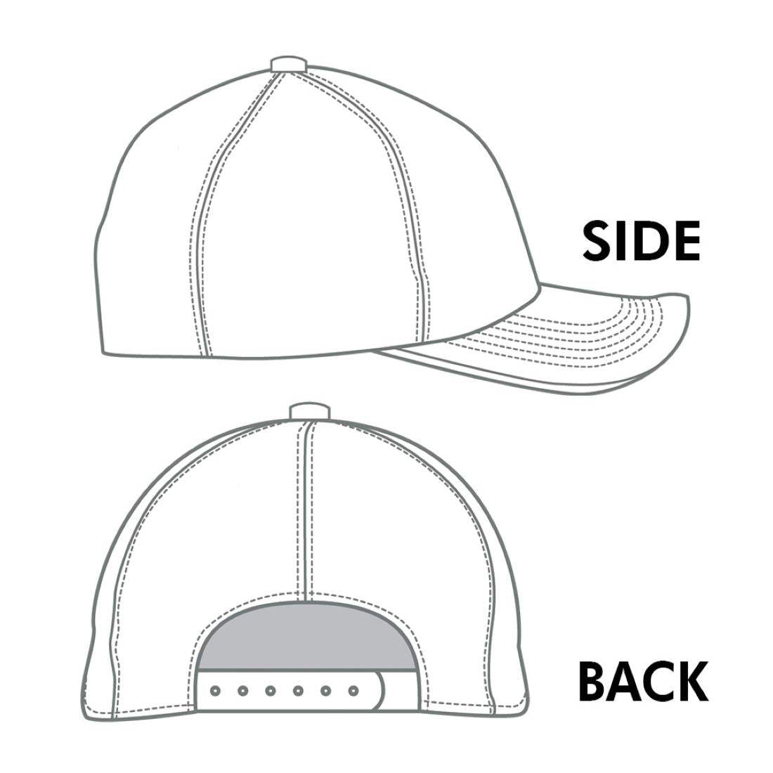 Put It On Santas Tap Message Embroidered Five Panel Canvas Snapback Baseball Cap - Madeline Love - Flyclothing LLC