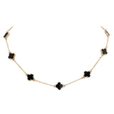 Quatrefoil Station Necklace - Madeline Love - Flyclothing LLC