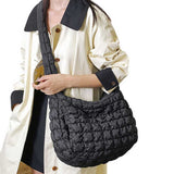 Quilted Puffer Shoulder Crossbody Bag Cloud Bag - Madeline Love - Flyclothing LLC
