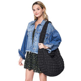 Quilted Puffer Shoulder Crossbody Bag - Madeline Love - Flyclothing LLC
