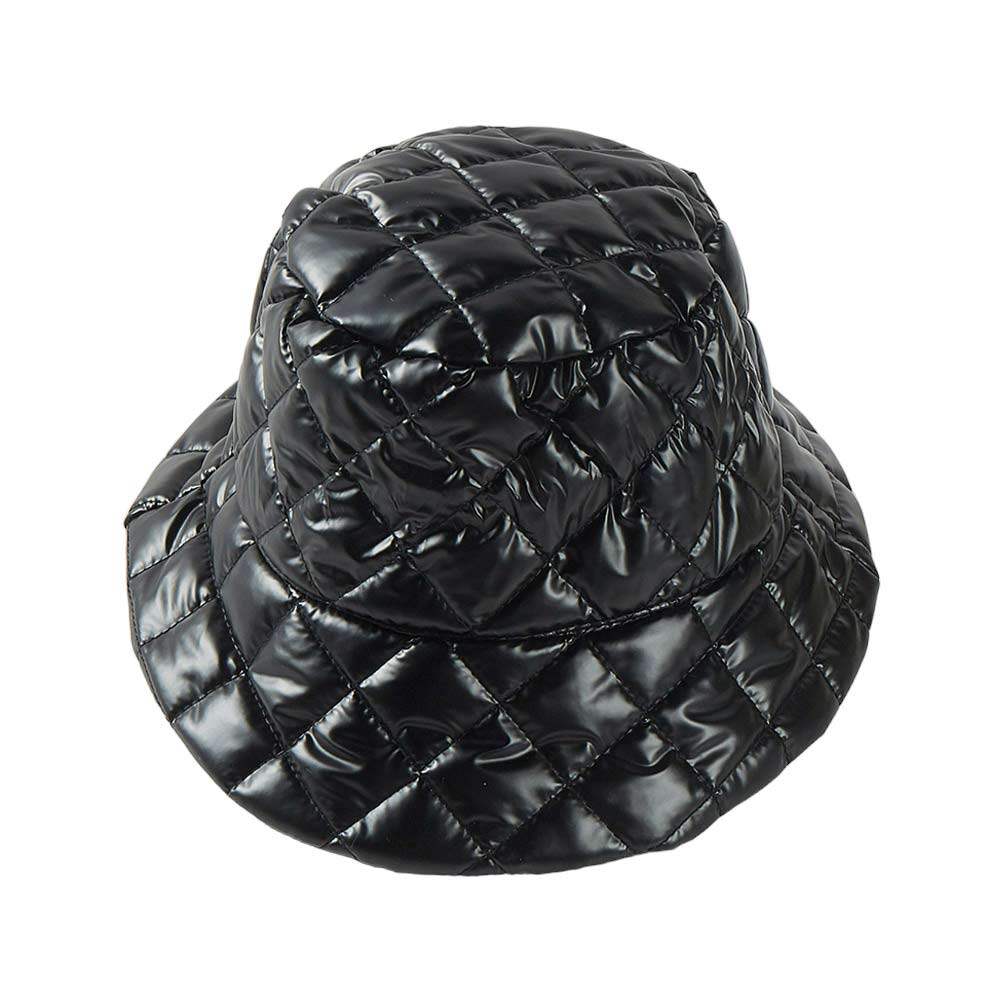 Quilted Puffer Solid Bucket Hat - Madeline Love - Flyclothing LLC