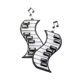 Resin Keyboard Music Dangle Earrings - Madeline Love - Flyclothing LLC