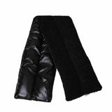 Reversible Puffer Sherpa Pull Through Scarf - Madeline Love - Flyclothing LLC