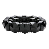 Round Stone Stretch Evening Bracelet - Madeline Love - Flyclothing LLC