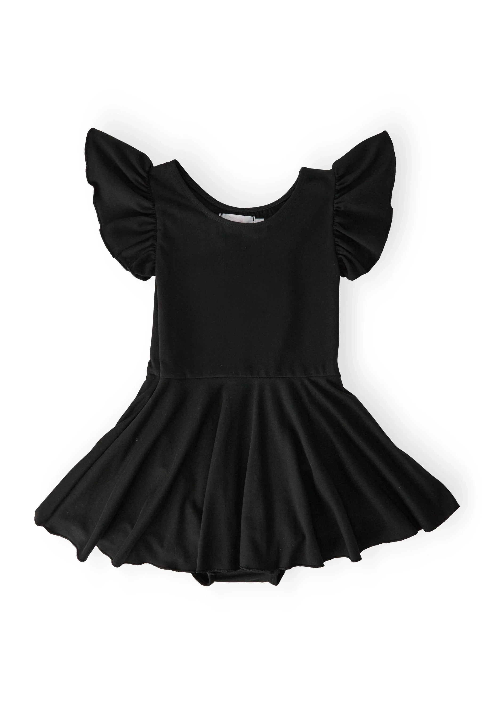 Black S/S Twirl Leotard - Mila & Rose ® - Flyclothing LLC