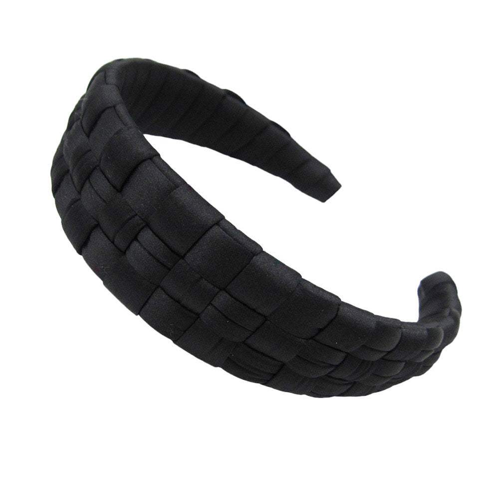 Satin Braided Headband - Madeline Love - Flyclothing LLC