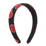 Seed Beaded Heart Patterned Padded Headband - Madeline Love - Flyclothing LLC