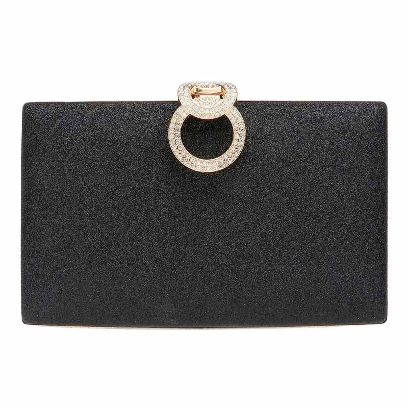 Shimmery Evening Clutch Crossbody Bag - Madeline Love - Flyclothing LLC
