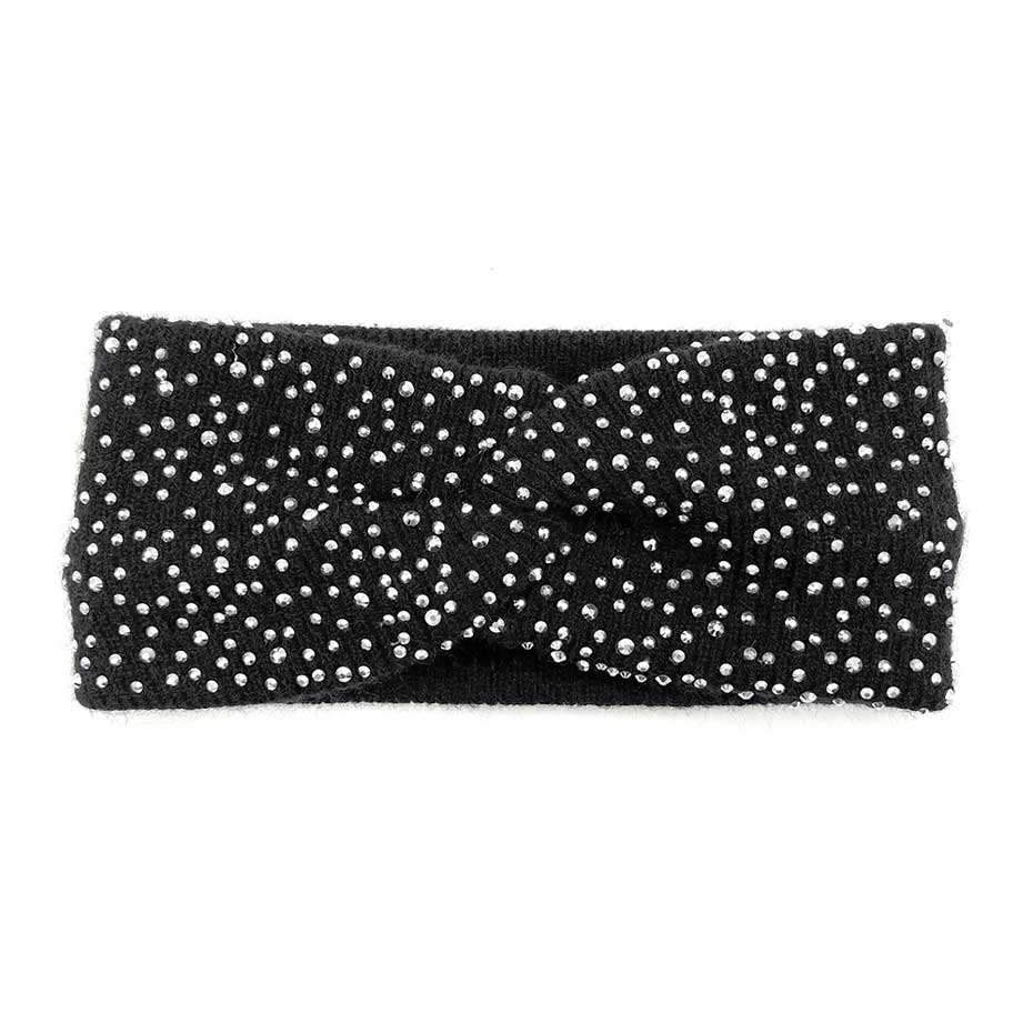 Bling Knot Earmuff Headband - Madeline Love - Flyclothing LLC