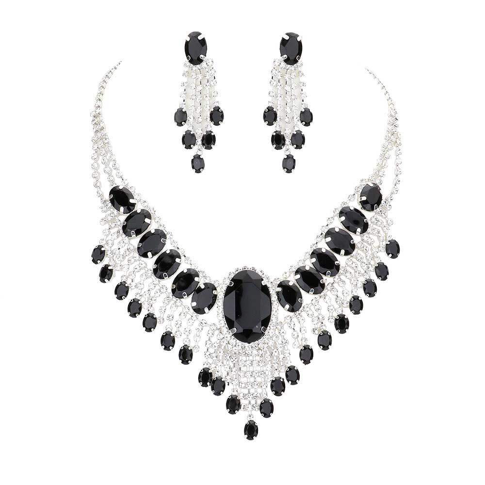 Glass Stone Ephemeral Wings Necklace - Madeline Love - Flyclothing LLC