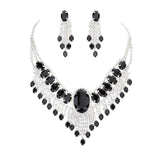 Glass Stone Ephemeral Wings Necklace - Madeline Love - Flyclothing LLC